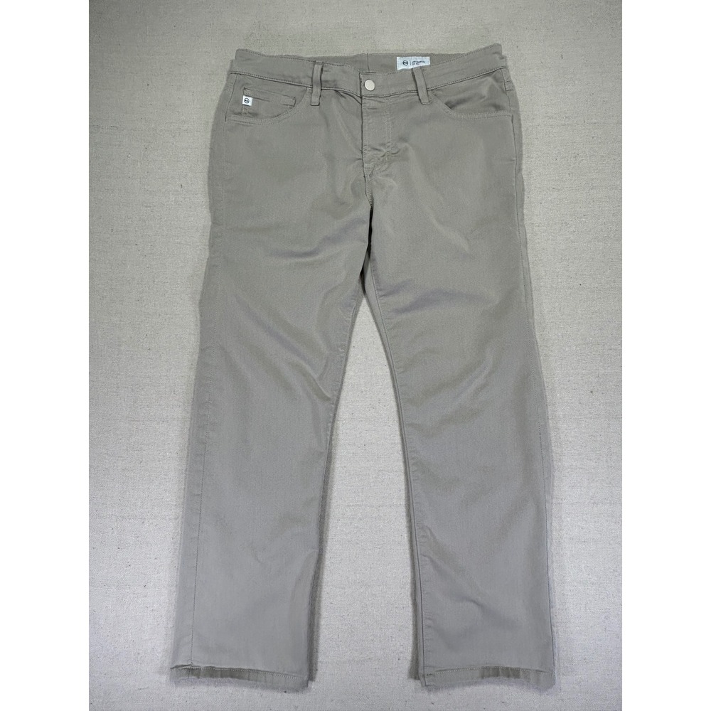 AG Adriano Goldschmied Men's EVERTT Pants ITALY Slim Straight Stretch Khakis